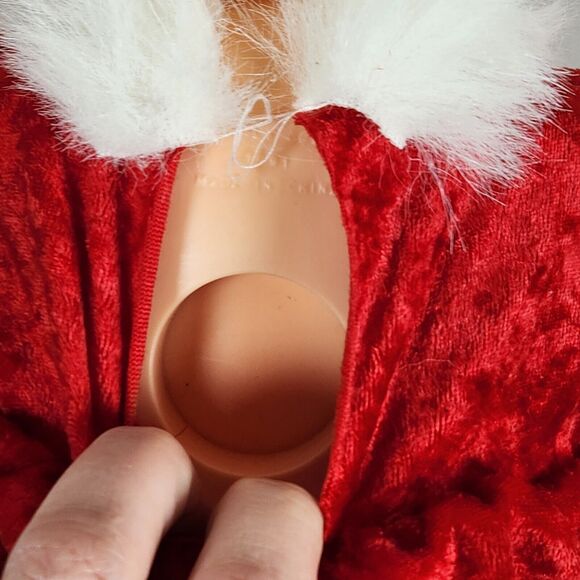 Vintage Mrs Claus Standing Figure Doll plastic christmas holiday collectible int - Picture 6 of 7